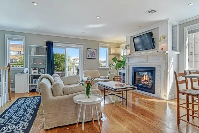 Bright, open condo one block from the beach asks $599K in the Rockaways