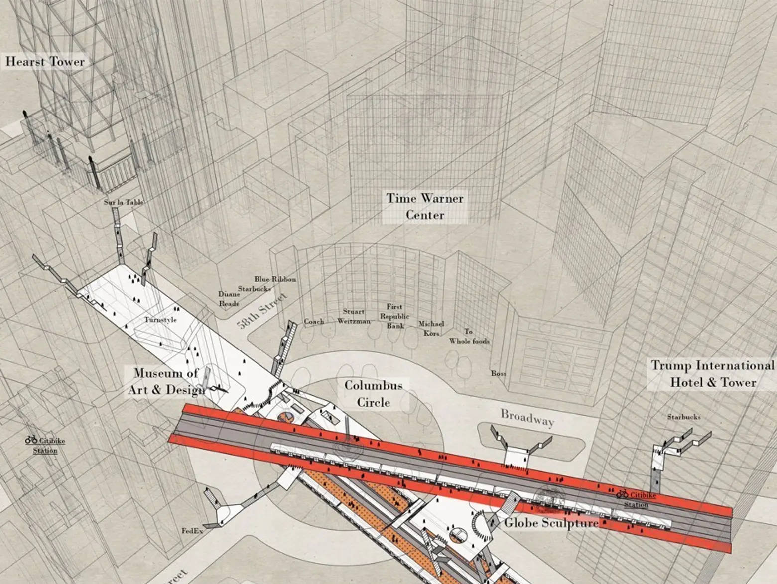 ‘X-ray’ subway station maps help navigate NYC’s complex underground paths