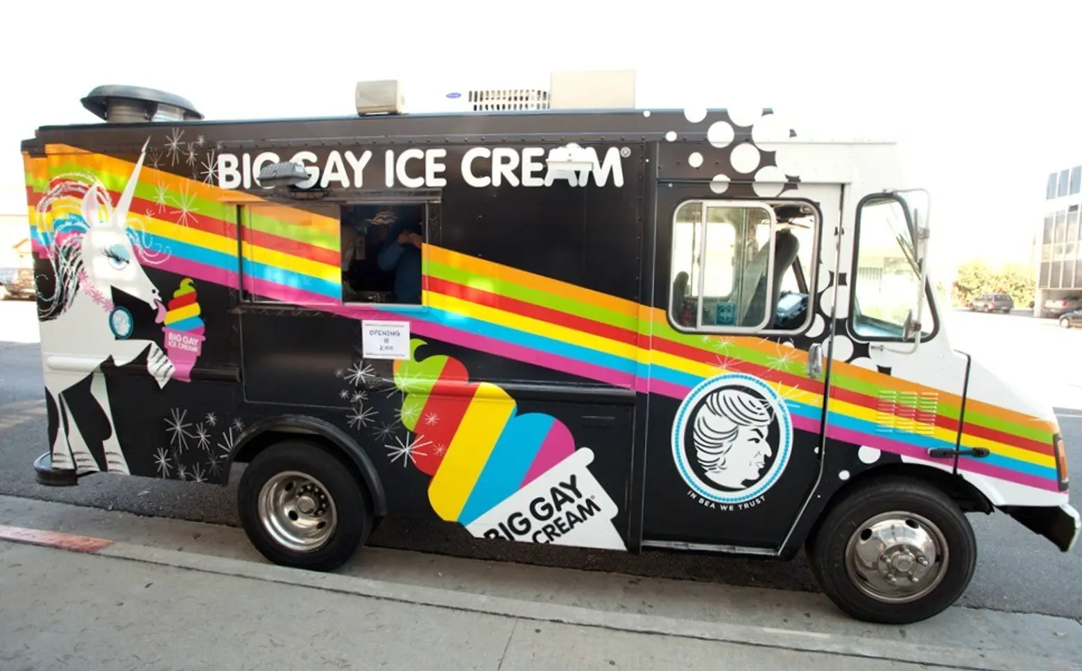 big gay ice cream truck, food truck