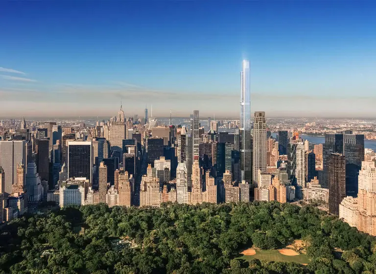 New rendering of Extell’s Central Park Tower shows sparkling all-glass facade