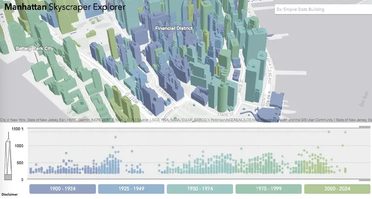 The Manhattan Skyscraper Explorer is your building-by-building skyline map