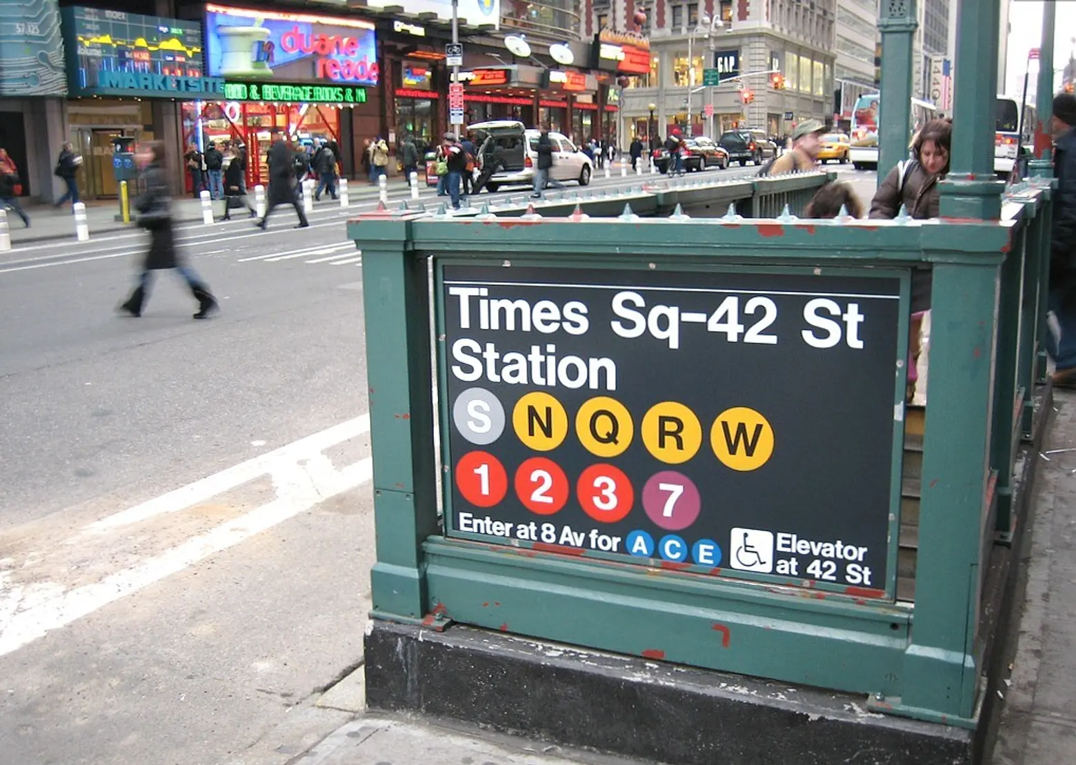 Times Square subway, NYC subway