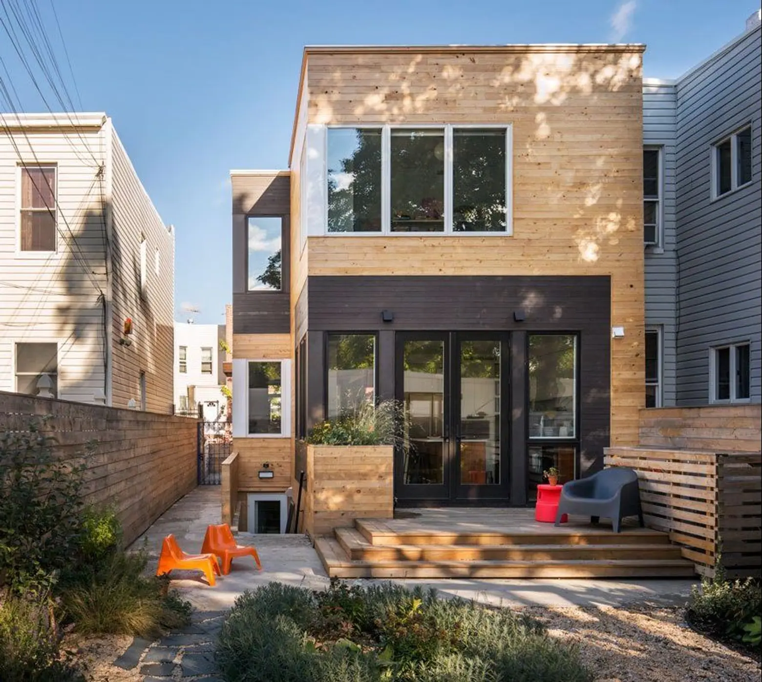 BFDO Architects renovated this Brooklyn rowhouse to capture light from every corner