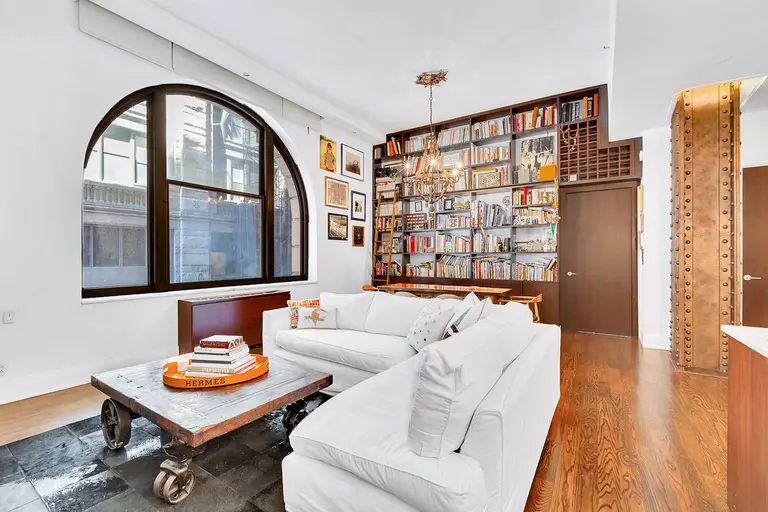 Loft in an 1896 Newspaper Row skyscraper has a sunroom and a terrace for $8.3K a month