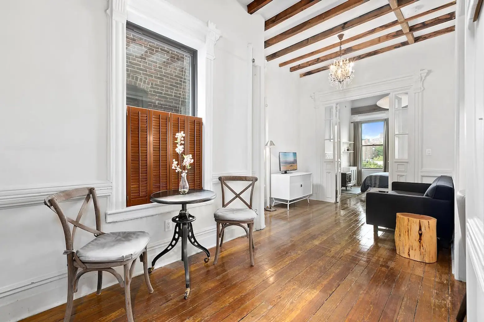 $975K West Village walk-up with lots of built-ins is the perfect size for one
