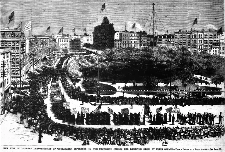 In 1882, Labor Day originated with a parade held in NYC