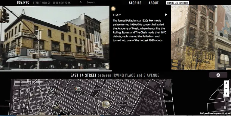 Explore 1980s NYC street by street with this interactive map