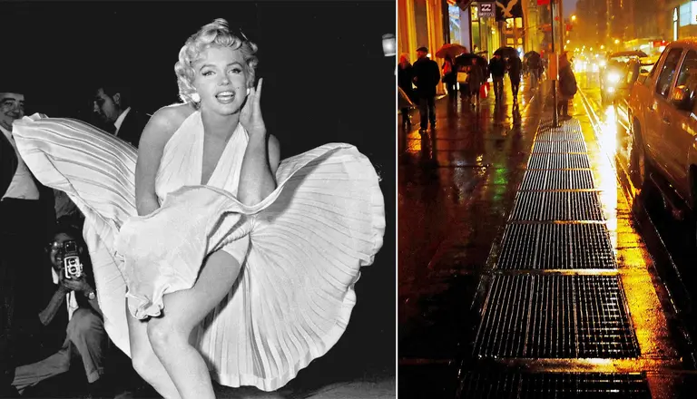 OTD in 1954, Marilyn Monroe’s dress famously flew up above a random NYC subway grate