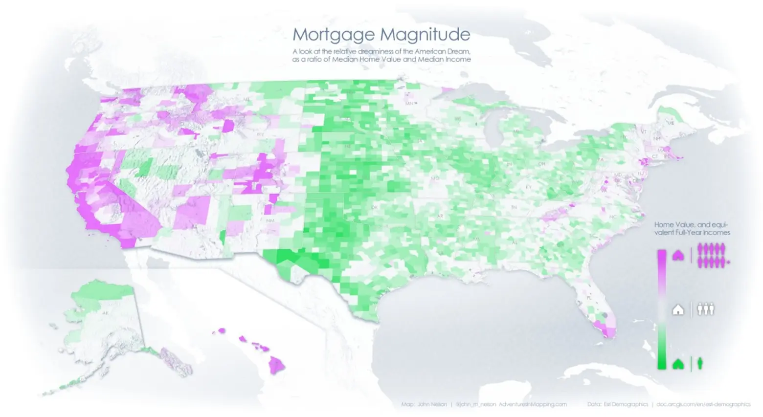 mortgage magnitude, maps