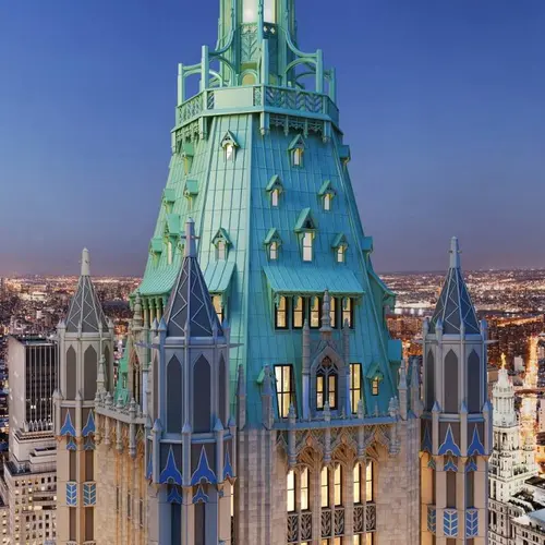 Massive Penthouse In The Woolworth Buildings Iconic Copper Pinnacle
