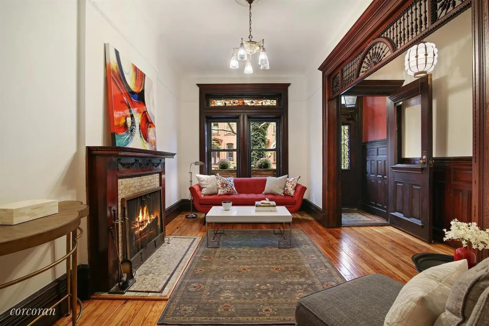 Historic beauty shines through lush design in this $3.5M Prospect Heights Neo-Gothic townhouse