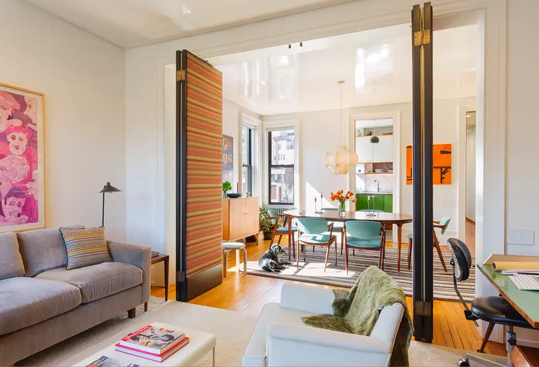 Andrew Franz transformed this Chelsea apartment by replacing walls with glass partitions