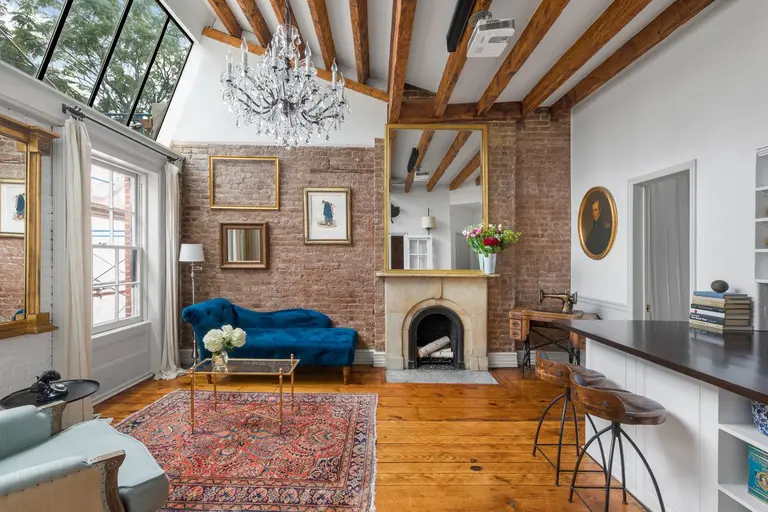 For $875K, a boho-glam East Village co-op with its own roof deck