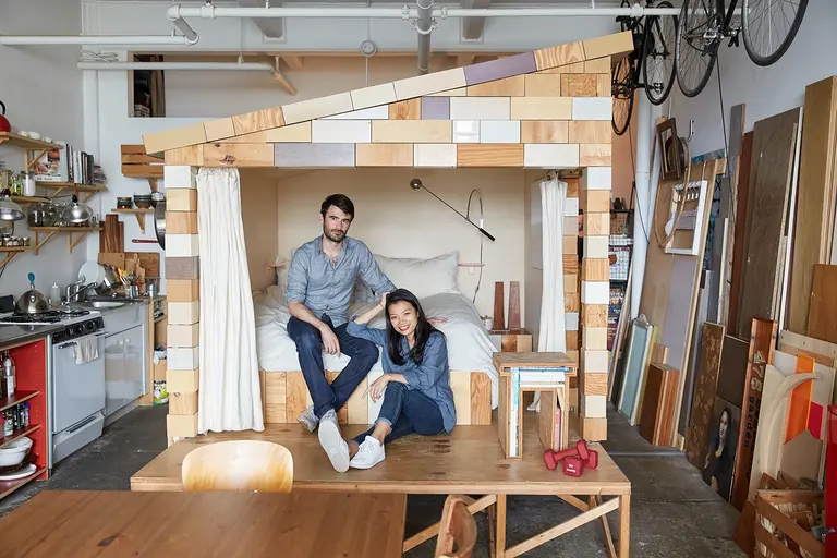 My 865sqft: A treehouse bedroom grows inside the Williamsburg loft of two creatives