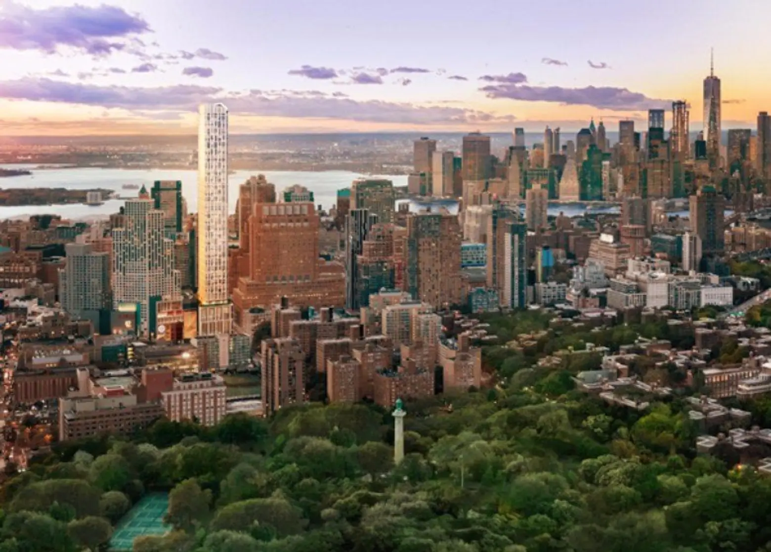 Brooklyn Point, Extell Development’s first tower in the borough, will rise 720 feet