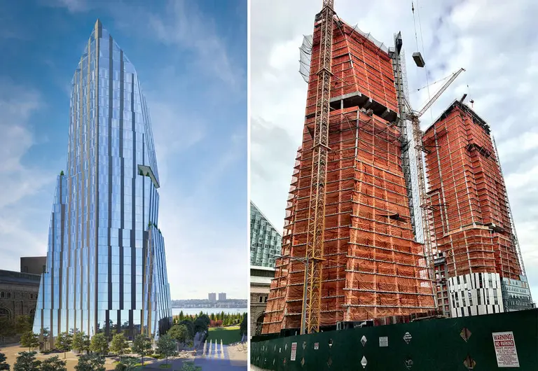 Rafael Vinoly’s Three Waterline Square tops out, first of starchitect trio