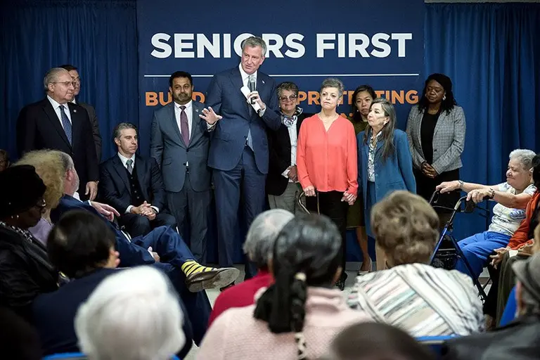 Mayor de Blasio doubles planned senior housing to 30,000 affordable apartments