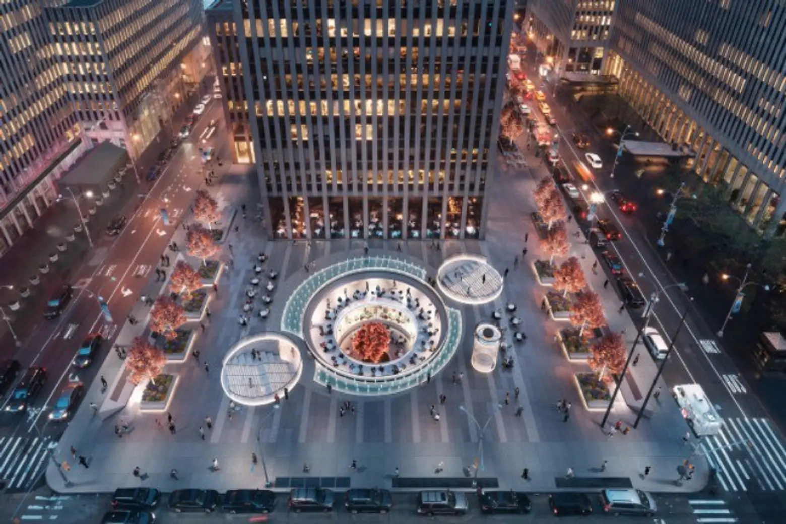 Rockefeller Plaza to get open, circular cutout in proposed makeover