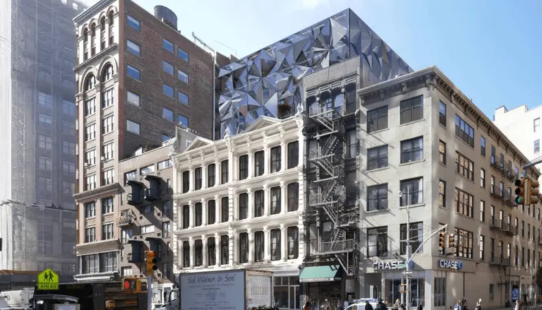 DXA Studio proposes prismatic glass addition for Willem de Kooning’s former Union Square home
