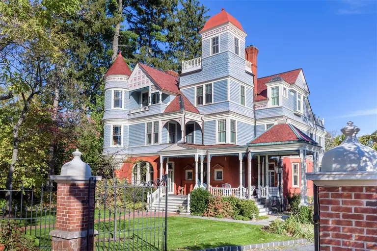 $5.2M Queen Anne Victorian in Nyack comes with its own Hudson River pier