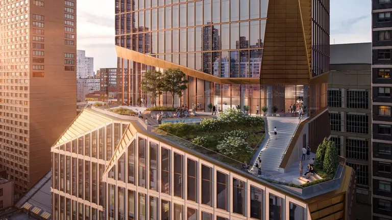 Snøhetta reveals ‘excavated’ bronze tower that will be the Upper West Side’s tallest