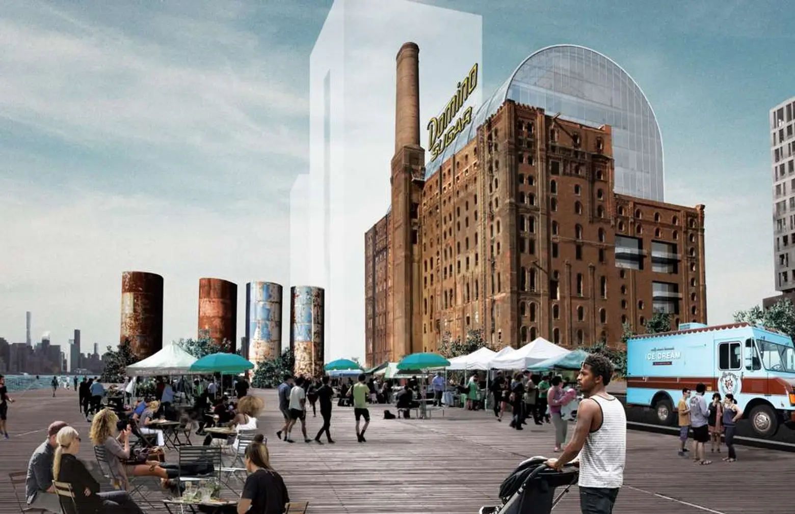 PAU’s revised Domino Sugar Factory proposal gets the green light from Landmarks