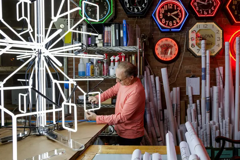 Where I Work: Inside Let There Be Neon, the 46-year-old Tribeca workshop that revived neon arts