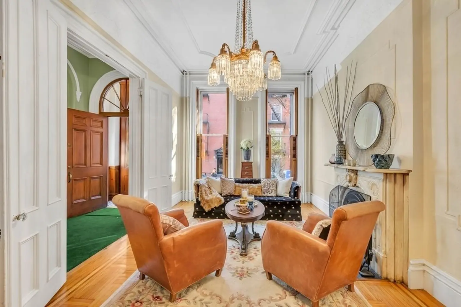 This $3.7M Cobble Hill townhouse is period-perfect with rooms to spare and harbor views