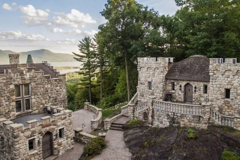 Escape to this extraordinary mini-castle overlooking Lake George for $395/night