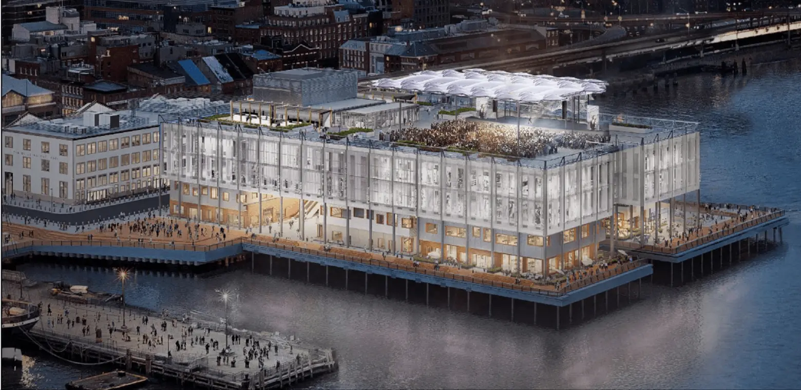 LPC approves Achim Menges’ futuristic rooftop pavilion and stage for Pier 17
