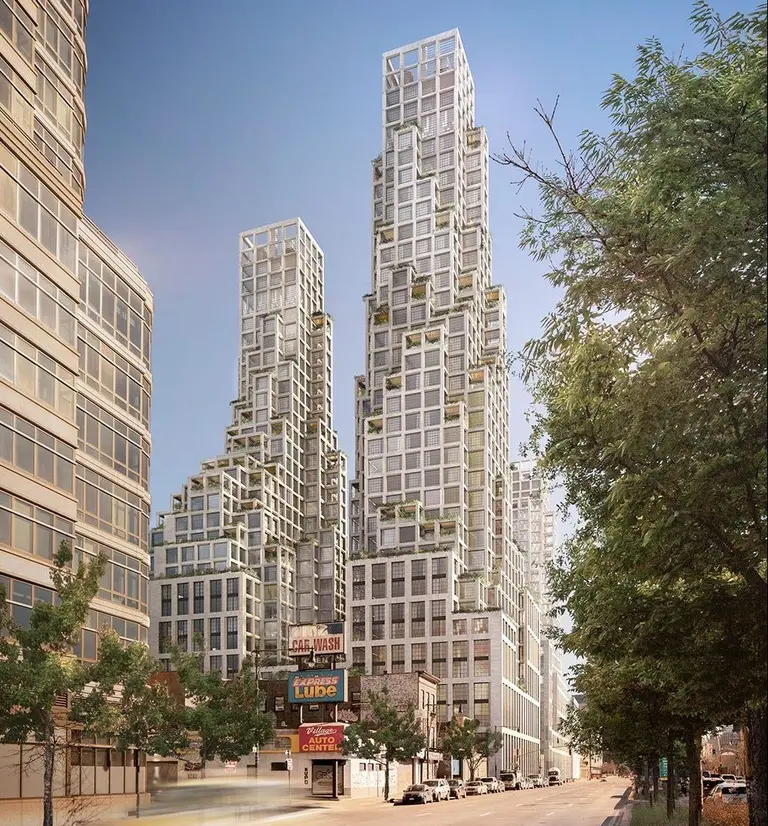 COOKFOX unveils design for five eco-conscious high-rises in Hudson Square