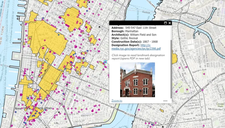 MAP: Explore nearly 34,000 landmarks in New York City