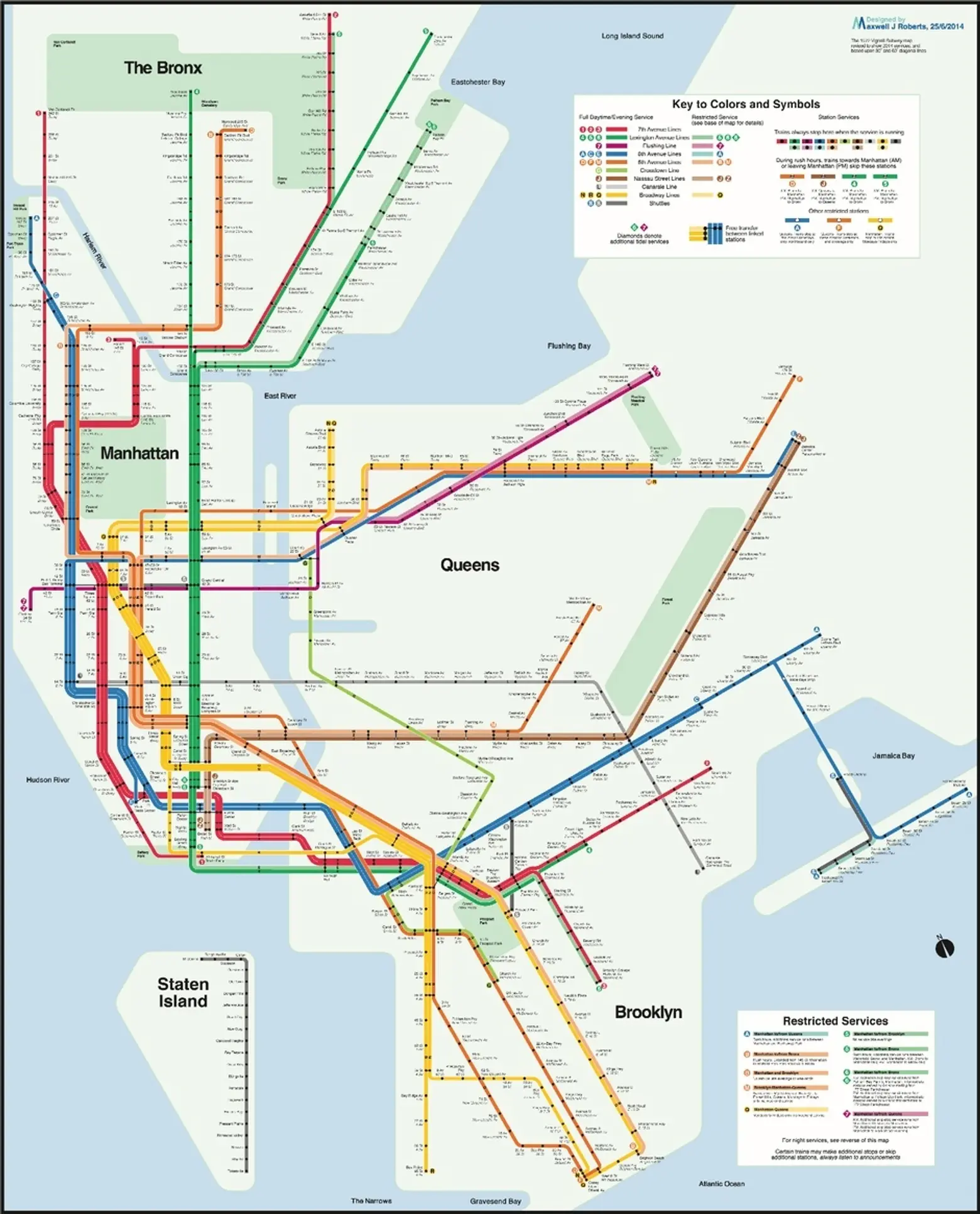 max roberts, max roberts nyc subway map