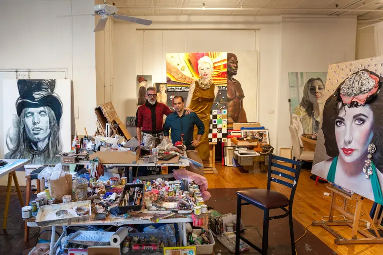 Where I Work: Artistic duo Strosberg Mandel show off their Soho studio and glam portraits