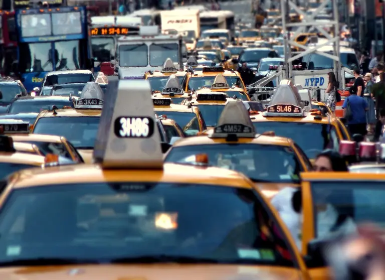Should Uber and Lyft riders pay a fee for clogging Manhattan’s busiest streets?