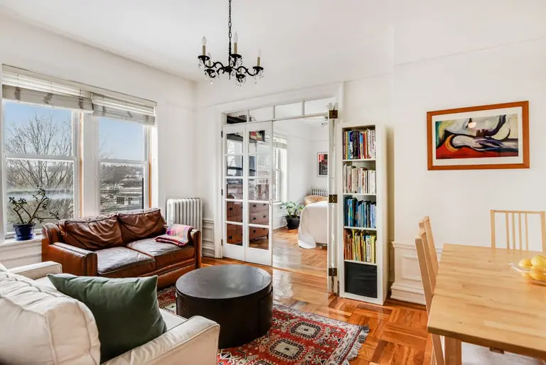 Views from this charming top-floor Windsor Terrace co-op might just be worth the walk up–and $700K