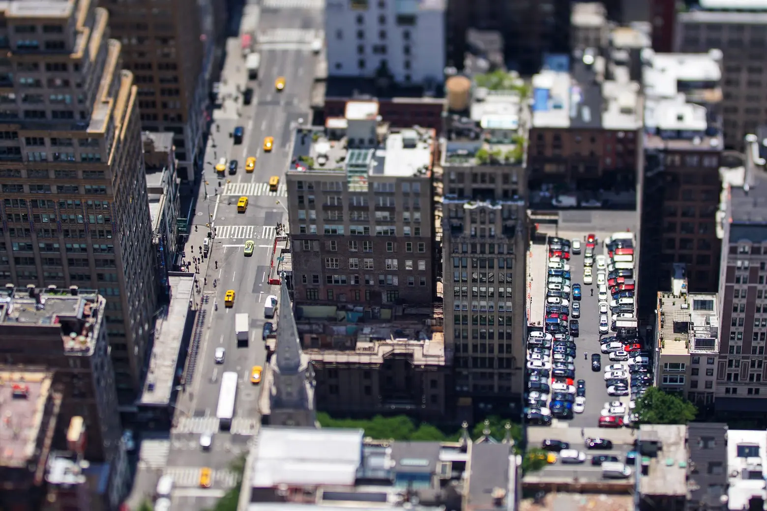 New York Resized, Jasper Leonard, tilt-shift photography, NYC aerial photography
