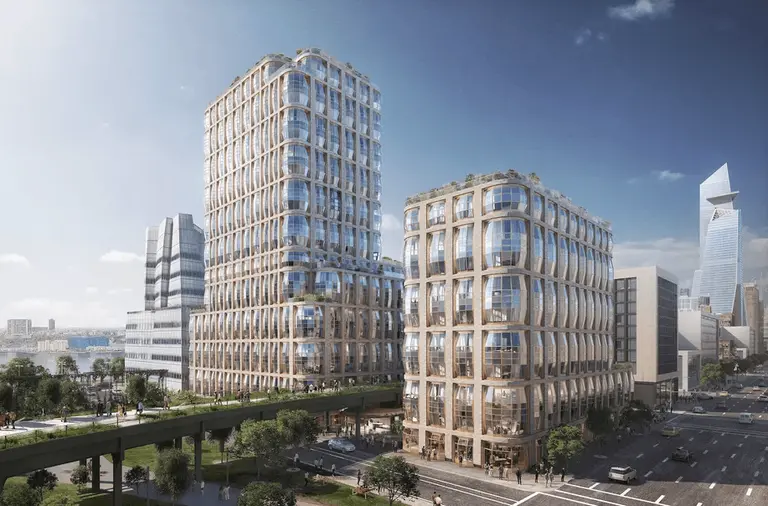 Thomas Heatherwick designs two bubbled condo towers for Related’s High Line-straddling site