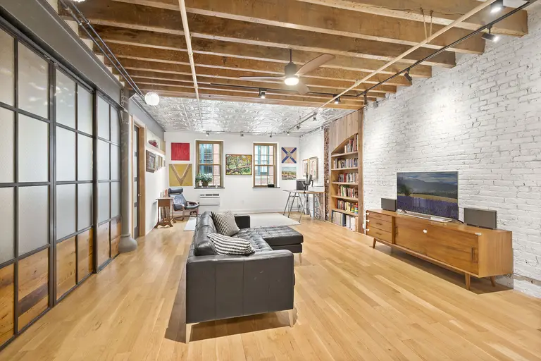 $1.4M Dumbo loft is decked out with tin ceilings and locally crafted millwork