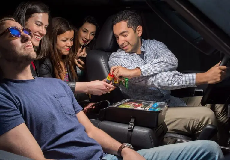 Thanks to a new start-up, your Uber might be stocked with Skittles and Korean face masks