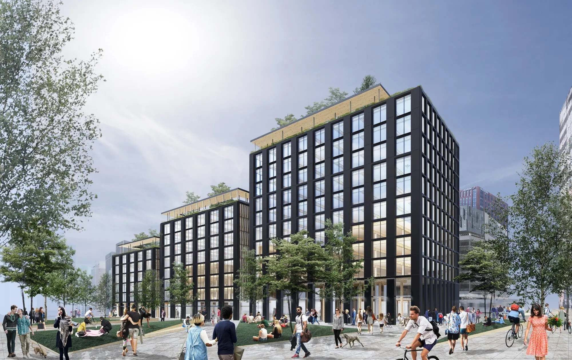 Largest timber-constructed office building in the nation planned for  Newark's waterfront