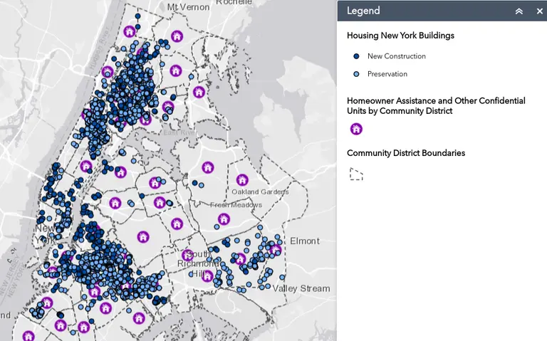 City releases map with all of the affordable housing units created or preserved since 2014