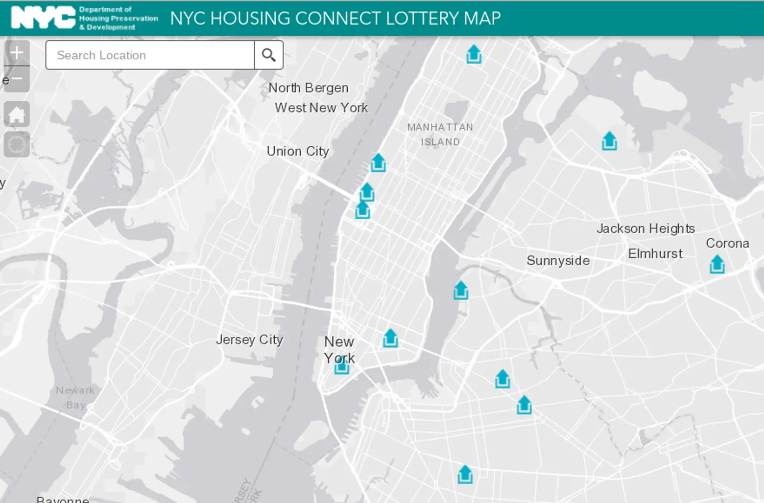 Find and apply for current affordable housing lotteries in NYC with this new map