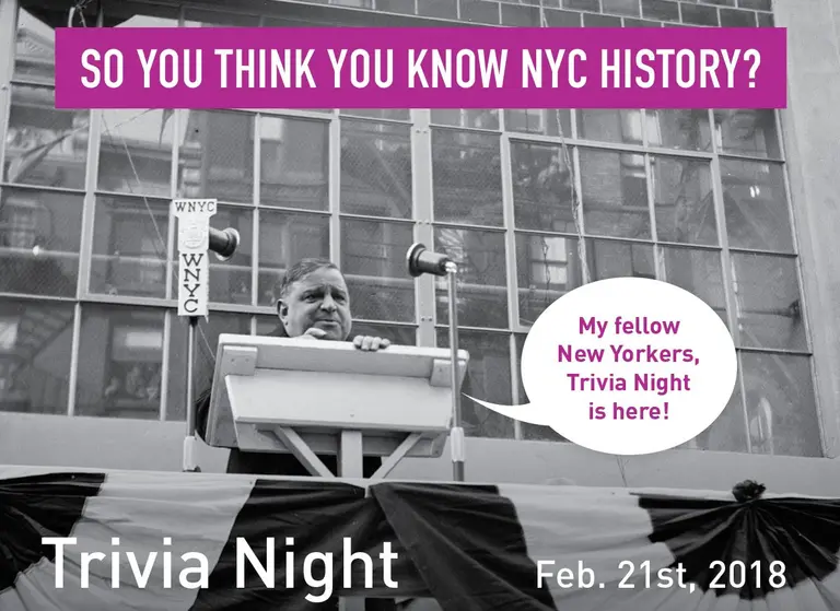 Put your NYC history knowledge to the test at Urban Archive’s trivia night