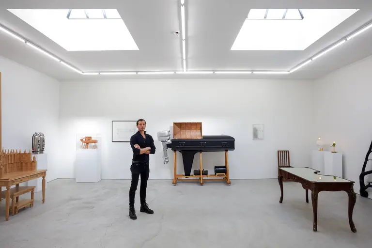 Designer Sebastian Errazuriz opens up his South Bronx studio full of functional art and furniture