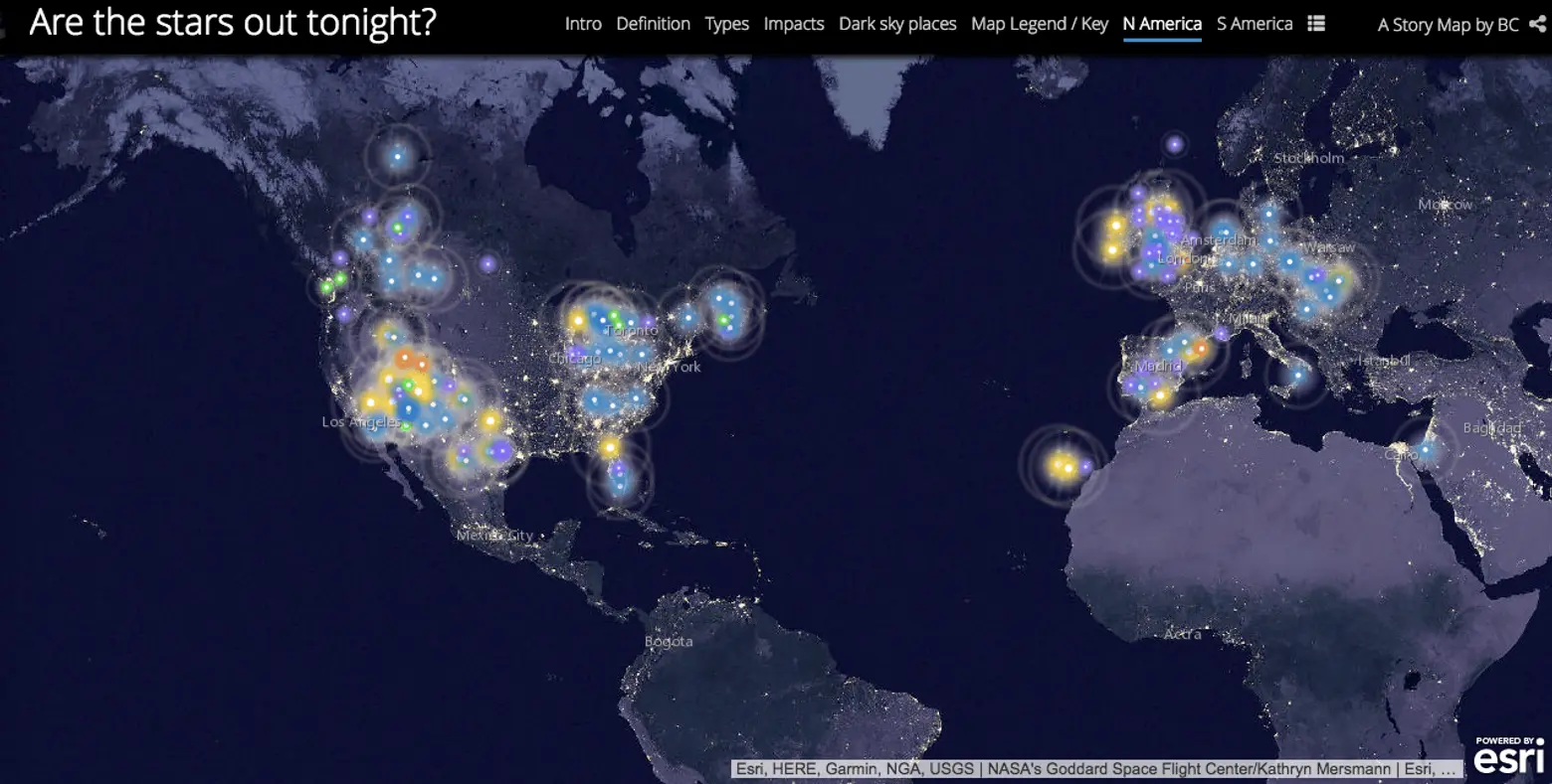 Tired of NYC’s light pollution? Use this map to find ‘dark sky’ escapes