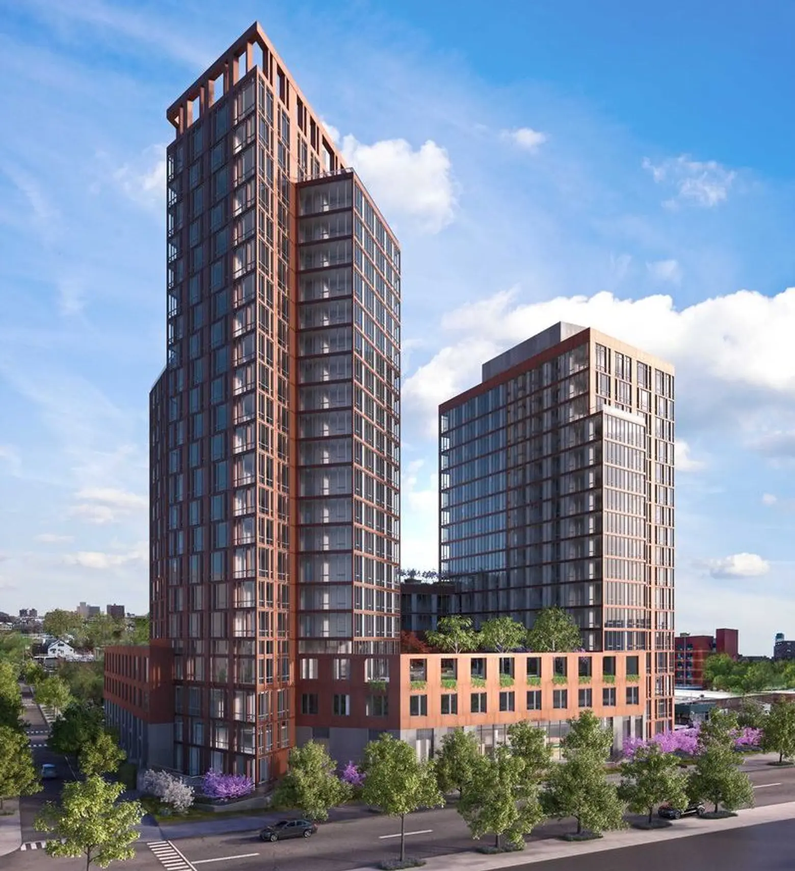 Before its summer kickoff, new renderings for Halletts Point’s first rental