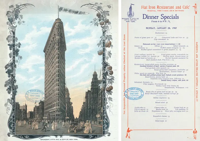 Did you know the Flatiron Building used to have a massive restaurant in the basement?