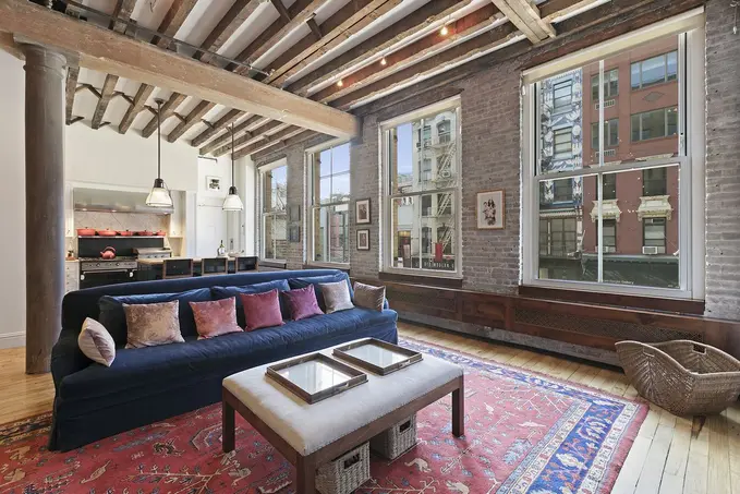 This classic $6.4M West Broadway loft is the stuff of Soho dreams | 6sqft