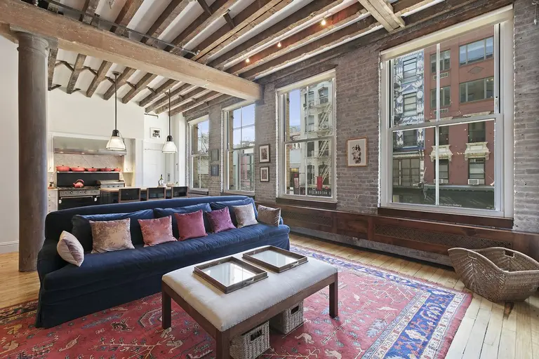 This classic $6.4M West Broadway loft is the stuff of Soho dreams